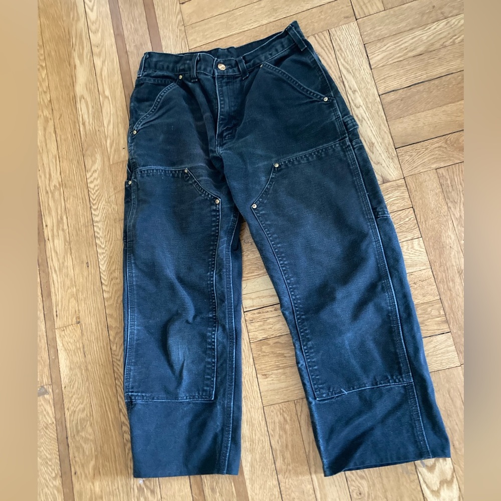 CARHARTT DOUBLE KNEE CANVAS PANTS. 28”/ 23.5”